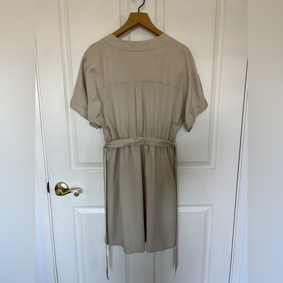 Scotch & Soda V-neck Button-down Drapey Safari Dress - Picture 5 of 6